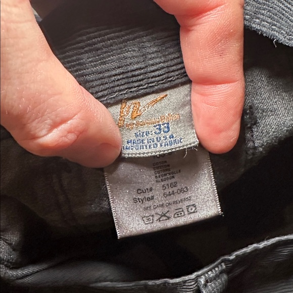 Citizens of Humanity Slim Leg Zipper Fly Corduroy Jeans - 33 - Picture 8 of 8